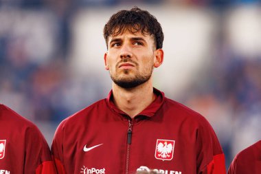 Dünya Kupası 2026 Avrupa Ön eleme maçında Finlandiya ve Polonya milli takımları arasında Jakub Moder görüldü (Maciej Rogowski)