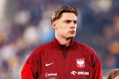 Nicola Zalewski, Finlandiya ve Polonya milli takımları arasındaki Dünya Kupası 2026 Avrupa ön eleme maçında görüldü (Maciej Rogowski))