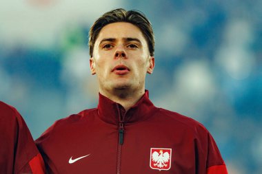 Nicola Zalewski, Finlandiya ve Polonya milli takımları arasındaki Dünya Kupası 2026 Avrupa ön eleme maçında görüldü (Maciej Rogowski))