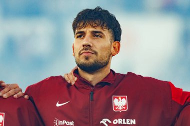 Dünya Kupası 2026 Avrupa Ön eleme maçında Finlandiya ve Polonya milli takımları arasında Jakub Moder görüldü (Maciej Rogowski)