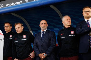 Michal Probierz, Finlandiya ve Polonya milli takımları arasında oynanan 2026 Dünya Kupası ön eleme maçında görüldü (Maciej Rogowski)