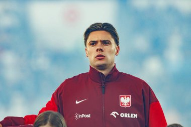 Nicola Zalewski, Finlandiya ve Polonya milli takımları arasındaki Dünya Kupası 2026 Avrupa ön eleme maçında görüldü (Maciej Rogowski))