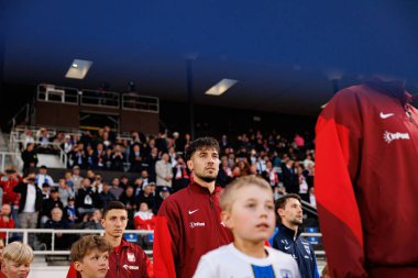 Dünya Kupası 2026 Avrupa Ön eleme maçında Finlandiya ve Polonya milli takımları arasında Jakub Moder görüldü (Maciej Rogowski)