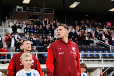 Jan Bednarek, Finlandiya ve Polonya milli takımları arasındaki 2026 Dünya Kupası ön eleme maçında görüldü (Maciej Rogowski)