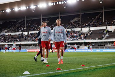 Jan Bednarek ve Mateusz Skrzypczak, 2026 Dünya Kupası 'nda Finlandiya ve Polonya milli takımları arasında oynanan Avrupa ön eleme maçında görüldü (Maciej Rogowski)