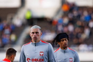 Jakub Piotrowski, Finlandiya ve Polonya milli takımları arasında oynanan 2026 Dünya Kupası ön eleme maçında görüldü (Maciej Rogowski)