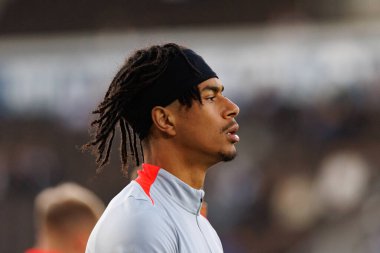 Dünya Kupası 2026 Avrupa ön eleme maçında Finlandiya ve Polonya milli takımları arasında Maximilian Oyedele görüldü (Maciej Rogowski)