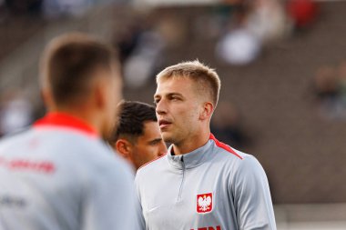 Mateusz Skrzypczak, Finlandiya ve Polonya milli takımları arasında oynanan 2026 Dünya Kupası Avrupa ön eleme maçında görüldü (Maciej Rogowski)