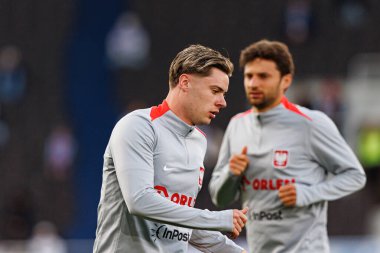 Nicola Zalewski, Finlandiya ve Polonya milli takımları arasındaki Dünya Kupası 2026 Avrupa ön eleme maçında görüldü (Maciej Rogowski))