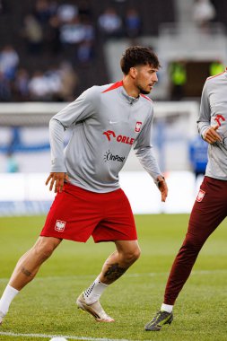 Dünya Kupası 2026 Avrupa Ön eleme maçında Finlandiya ve Polonya milli takımları arasında Jakub Moder görüldü (Maciej Rogowski)