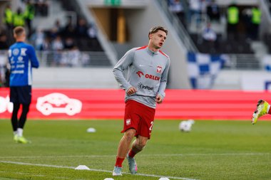 Nicola Zalewski, Finlandiya ve Polonya milli takımları arasındaki Dünya Kupası 2026 Avrupa ön eleme maçında görüldü (Maciej Rogowski))