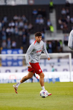 Dünya Kupası 2026 Avrupa Ön eleme maçında Finlandiya ve Polonya milli takımları arasında Jakub Moder görüldü (Maciej Rogowski)