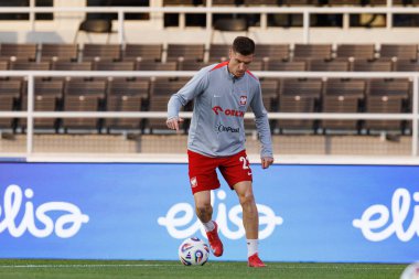 Krzysztof Piatek 2026 Dünya Kupası 'nda Finlandiya ve Polonya milli takımları arasında oynanan Avrupa ön eleme maçında görüldü (Maciej Rogowski)