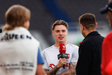 Nicola Zalewski, Finlandiya ve Polonya milli takımları arasındaki Dünya Kupası 2026 Avrupa ön eleme maçında görüldü (Maciej Rogowski))