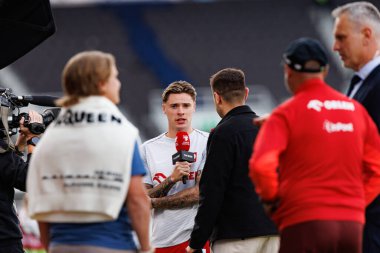 Nicola Zalewski, Finlandiya ve Polonya milli takımları arasındaki Dünya Kupası 2026 Avrupa ön eleme maçında görüldü (Maciej Rogowski))