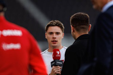 Nicola Zalewski, Finlandiya ve Polonya milli takımları arasındaki Dünya Kupası 2026 Avrupa ön eleme maçında görüldü (Maciej Rogowski))