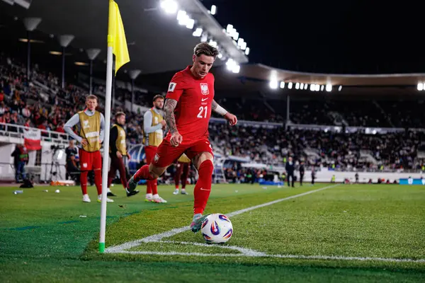 Nicola Zalewski, Finlandiya ve Polonya milli takımları arasındaki Dünya Kupası 2026 Avrupa ön eleme maçında görüldü (Maciej Rogowski))