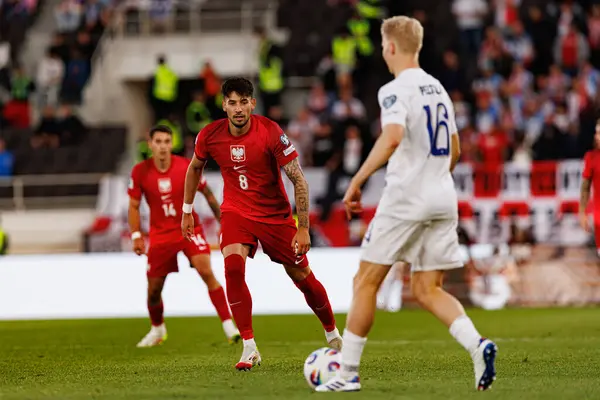 Dünya Kupası 2026 Avrupa Ön eleme maçında Finlandiya ve Polonya milli takımları arasında Jakub Moder görüldü (Maciej Rogowski)