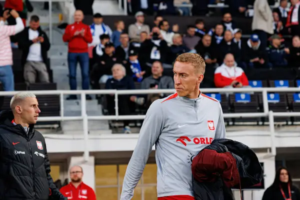 2026 Dünya Kupası 'nda Finlandiya ve Polonya milli takımları arasında oynanan Avrupa ön eleme maçında Adam Buksa görüldü (Maciej Rogowski)