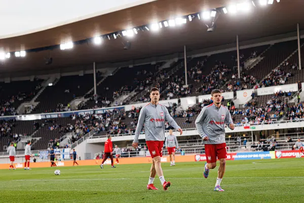 Krzysztof Piatek ve Sebastian Szymanski, 2026 Dünya Kupası 'nda Finlandiya ve Polonya milli takımları arasında oynanan Avrupa ön eleme maçında görüldü (Maciej Rogowski)