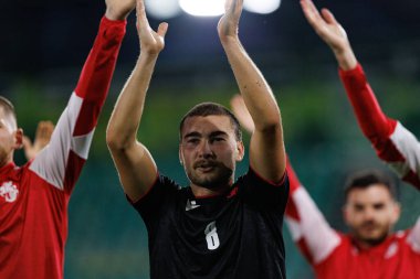 Otar Mamageishvili, Polonya ve Gürcistan milli takımları arasında oynanan UEFA U-21 2025 maçında görüldü (Maciej Rogowski)