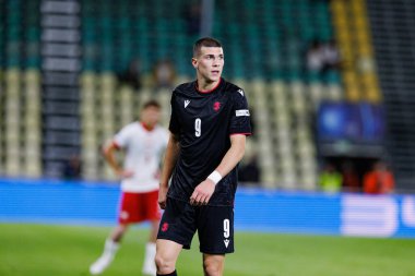 Giorgi Kvernadze, Polonya ve Gürcistan milli takımları arasında oynanan UEFA U-21 2025 maçında görüldü (Maciej Rogowski)