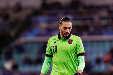 Luka Kharatishvili, Polonya ve Gürcistan milli takımları arasında oynanan UEFA U-21 2025 maçında görüldü (Maciej Rogowski)