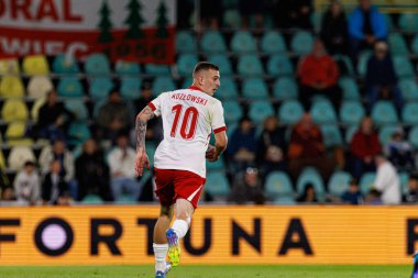 Kacper Kozlowski, Polonya ve Gürcistan milli takımları arasında oynanan UEFA U-21 2025 maçında görüldü (Maciej Rogowski)