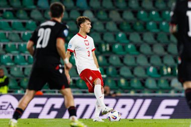 Patryk Peda, Polonya ve Gürcistan milli takımları arasında oynanan UEFA U-21-2025 maçında görüldü (Maciej Rogowski)