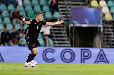 Giorgi Kvernadze, Polonya ve Gürcistan milli takımları arasında oynanan UEFA U-21 2025 maçında görüldü (Maciej Rogowski)