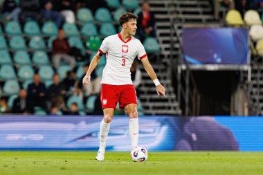 Patryk Peda, Polonya ve Gürcistan milli takımları arasında oynanan UEFA U-21-2025 maçında görüldü (Maciej Rogowski)