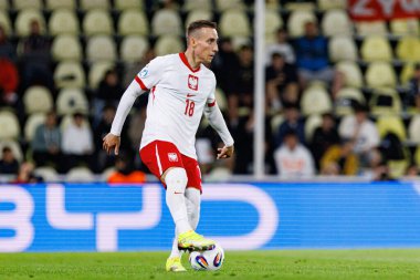 Dominik Marczuk, Polonya ve Gürcistan milli takımları arasında oynanan UEFA U-21 2025 maçında görüldü (Maciej Rogowski)