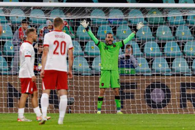 Luka Kharatishvili, Polonya ve Gürcistan milli takımları arasında oynanan UEFA U-21 2025 maçında görüldü (Maciej Rogowski)
