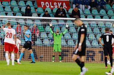 Luka Kharatishvili, Polonya ve Gürcistan milli takımları arasında oynanan UEFA U-21 2025 maçında görüldü (Maciej Rogowski)