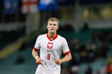 Jakub Kaluzinski, Polonya ve Gürcistan milli takımları arasında oynanan UEFA U-21 2025 maçında görüldü (Maciej Rogowski)