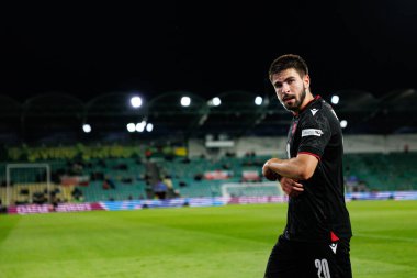 Polonya ve Gürcistan milli takımları arasında oynanan UEFA U-21-2025 maçında Giorgi Abuashvili görüldü (Maciej Rogowski)