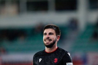 Polonya ve Gürcistan milli takımları arasında oynanan UEFA U-21-2025 maçında Giorgi Abuashvili görüldü (Maciej Rogowski)