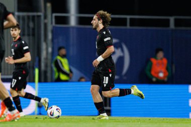 Luka Gagnidze, Polonya ve Gürcistan milli takımları arasında oynanan UEFA U-21 2025 maçında görüldü (Maciej Rogowski)