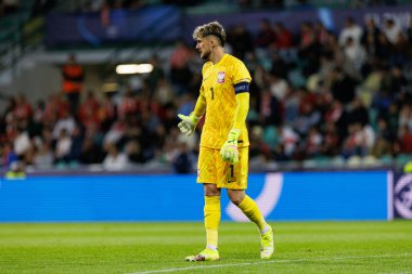 Kacper Tobiasz, Polonya ve Gürcistan milli takımları arasında oynanan UEFA U-21 2025 maçında görüldü (Maciej Rogowski)