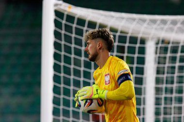 Kacper Tobiasz, Polonya ve Gürcistan milli takımları arasında oynanan UEFA U-21 2025 maçında görüldü (Maciej Rogowski)