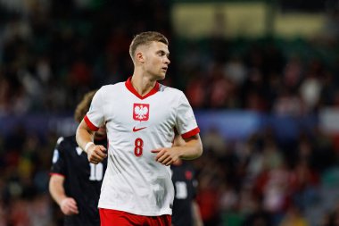 Jakub Kaluzinski, Polonya ve Gürcistan milli takımları arasında oynanan UEFA U-21 2025 maçında görüldü (Maciej Rogowski)