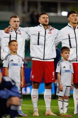 Polonya ve Gürcistan milli takımları arasında oynanan UEFA Euro U-21 2025 maçında Kacper Kozlowski ve Filip Szymczak görüldü (Maciej Rogowski)