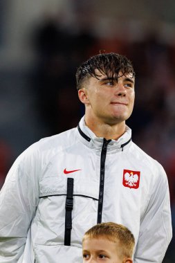 Ariel Mosor, Polonya ve Gürcistan milli takımları arasında oynanan UEFA Euro U-21 2025 maçında görüldü (Maciej Rogowski)