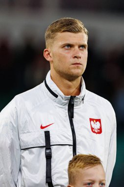 Jakub Kaluzinski, Polonya ve Gürcistan milli takımları arasında oynanan UEFA U-21 2025 maçında görüldü (Maciej Rogowski)