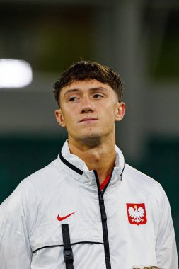 Patryk Peda, Polonya ve Gürcistan milli takımları arasında oynanan UEFA U-21-2025 maçında görüldü (Maciej Rogowski)