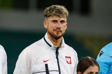 Kacper Tobiasz, Polonya ve Gürcistan milli takımları arasında oynanan UEFA U-21 2025 maçında görüldü (Maciej Rogowski)