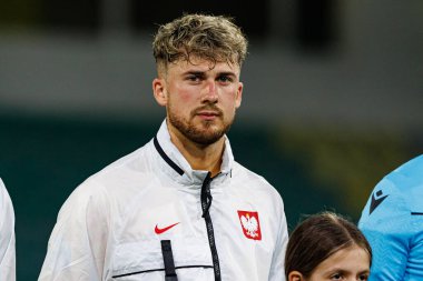 Kacper Tobiasz, Polonya ve Gürcistan milli takımları arasında oynanan UEFA U-21 2025 maçında görüldü (Maciej Rogowski)