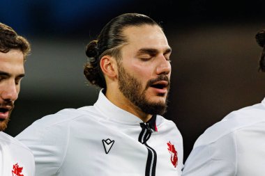 Luka Kharatishvili, Polonya ve Gürcistan milli takımları arasında oynanan UEFA U-21 2025 maçında görüldü (Maciej Rogowski)