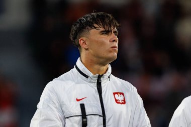 Ariel Mosor, Polonya ve Gürcistan milli takımları arasında oynanan UEFA Euro U-21 2025 maçında görüldü (Maciej Rogowski)
