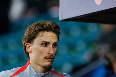 Slawomir Abramowicz, Polonya ve Gürcistan milli takımları arasında oynanan UEFA U-21 2025 maçında görüldü (Maciej Rogowski)